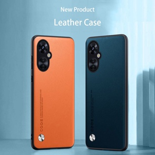 เคสโทรศัพท์มือถือหนัง TPU นิ่ม กันกระแทก สีพื้น เรียบง่าย สําหรับ OnePlus Nord CE 3 Lite CE3 3Lite 5G 2023