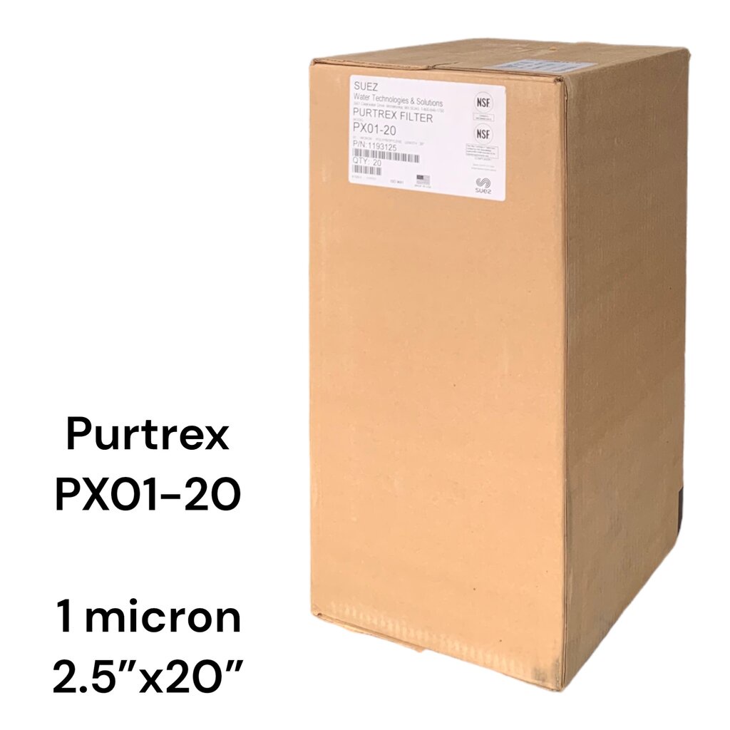 (ลัง20ชิ้น)Sediment Depth Filter 2.5"x20" PURTREX PX01-20 SUEZ PURTREX PX01-20