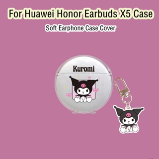 【Ĕĕ】เคสหูฟัง แบบนิ่ม ลายการ์ตูนคุโลมิน่ารัก สําหรับ Huawei Honor Earbuds X5 X5