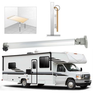 YiChe ขาโต๊ะพับได้ 560 ถึง 930 มม. อลูมิเนียมอัลลอยด์ Telescopic โต๊ะยืนสำหรับ RV Campers Caravans Boat