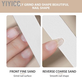 Yiyicc Nail File  Graduated Reusable Buffering 10pcs for Artist Home Salon