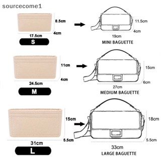 [sourcecome1] ใหม่ กระเป๋าถือ กระเป๋าสตางค์ ผ้าสักหลาด มีหลายช่อง สําหรับผู้หญิง