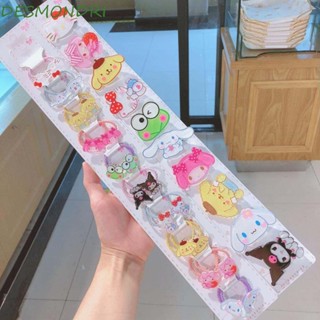 DESMONDRI ยางรัดผมอะคริลิค ลายการ์ตูน My Melody Barrette Cinnamoroll น่ารัก สําหรับผู้หญิง