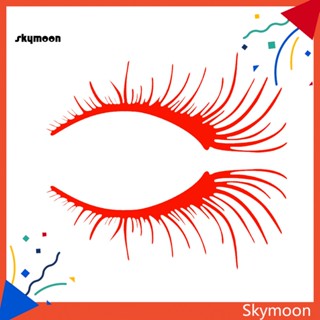 Skym* สติกเกอร์ติดขนตาคิ้ว กันน้ํา ลอกออกได้ สําหรับตกแต่งรถยนต์ 2 ชิ้น