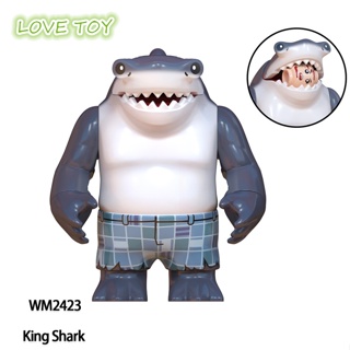 ฟิกเกอร์ตัวต่อ รูป Nkodok King Shark ของเล่นเสริมการเรียนรู้ สําหรับเด็ก