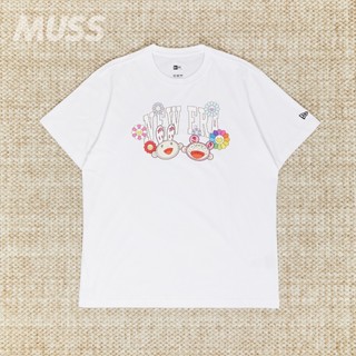 พร้อมส่ง เสื้อยืดแขนสั้น พิมพ์ลายดอกทานตะวัน TAKASHI MURAKAMI X ERA TAKASHI MURAKAMI