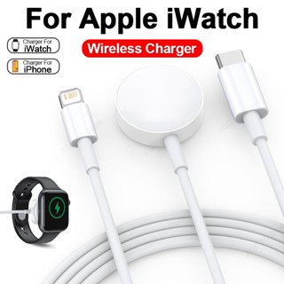 ที่ชาร์จแม่เหล็กไร้สาย แบบพกพา ชาร์จเร็ว สําหรับ iWatch 8 7 6 SE 5 USB-C iWatch Series 4 3 2