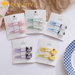 MXMUSTY กิ๊บติดผม ลายการ์ตูน Kuromi My Melody Cinnamoroll เครื่องประดับ สําหรับผู้หญิง