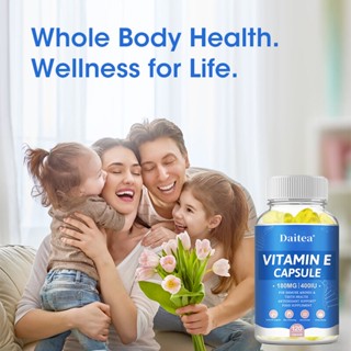 Natural Vitamin E Capsules-ต้านอนุมูลอิสระ กระดูกและฟันแข็งแรง ชะลอวัย ผิวขาวใส เสริมภูมิคุ้มกัน