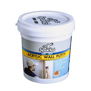 Sparko Acrylic Wall Putty เคมีโผ๊วผนัง 650 กรัม ปกปิดรอยแตกร้าว