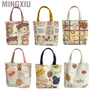 Mingxiu Shopping Cloth Bag  Women Canvas Soft for Girls