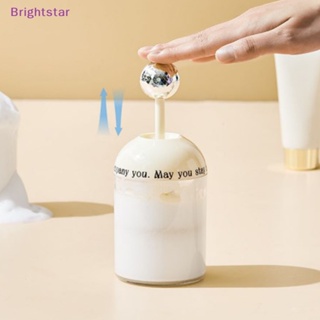 Brightstar เครื่องทําโฟมล้างหน้า แบบพกพา ใช้ซ้ําได้ สําหรับอาบน้ํา สระผม