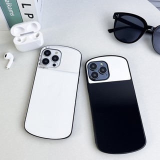 เคสป้องกันโทรศัพท์มือถือกระจก ทรงวงรี สําหรับ Apple Iphone IP 6G 6S 6 Plus IP 7G 8G 7 Plus 8 Plus IP X XS Max IP11 11Pro IP 11 Pro Max