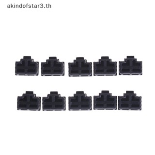 (ใหม่) ฝาครอบพอร์ตฮับอีเธอร์เน็ต RJ45 ป้องกันฝุ่น สีดํา 10 ชิ้น