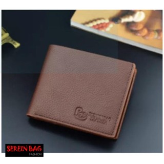 Super fashion Mens Genuine Cowhide leather biford wallet (coffee/BLACK/BROWN)