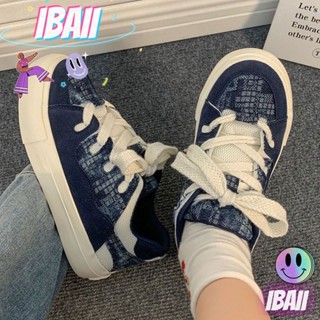 IBAII.  รองเท้าผ้าใบเฉพาะแบบอเมริกันเรโทรมูลค่าสูงในรองเท้าผ้าใบพื้นหนาสำหรับนักเรียน