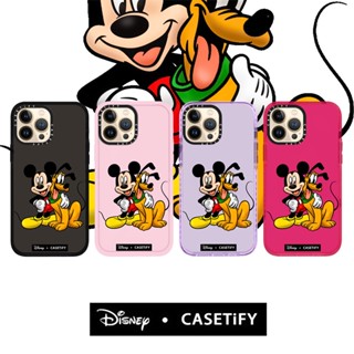 Casetify X Disney เคสโทรศัพท์มือถือแบบนิ่ม ใส กันกระแทก ลาย Good Friends RosePink สําหรับ iPhone 14 13 12 11 Pro MAX IX XS MAX XR 6 6s 7 8 Plus