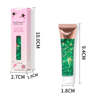 Julystar อายแชโดว์เจล กลิตเตอร์นางเงือก โฮโลแกรม เนื้อลิขวิด สําหรับแต่งหน้า