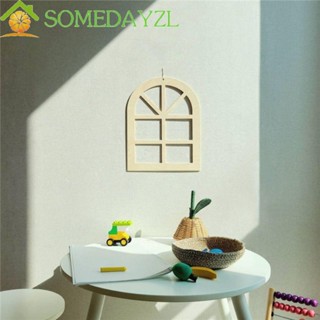 Somedayzl จี้ไม้แขวนผนัง รูปตัวอักษร สไตล์นอร์ดิก สําหรับตกแต่งบ้าน ห้องนอนเด็ก