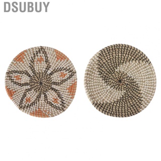 Dsubuy Woven Wall  Decor Handcrafted Seagrass Hanging Baskets Multifunction US