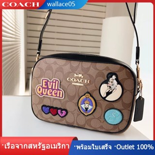 Disney Jamie CC151 กระเป๋าสะพายข้างผู้หญิง กระเป๋ากล้อง COAC H สติกเกอร์ กระเป๋ากล้อง กระเป๋าผู้หญิง