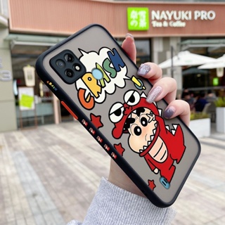 เคสโทรศัพท์มือถือ ซิลิโคน ใส กันกระแทก ลายการ์ตูนชินจัง สําหรับ Realme C21 C21Y C25Y C33