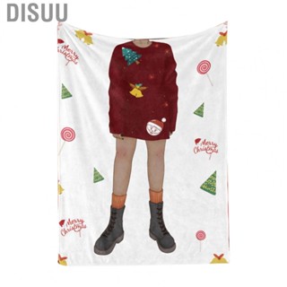 Disuu Merry Christmas  Soft Cozy Polyester Throw for Couch Sofa Bed Office All Seasons