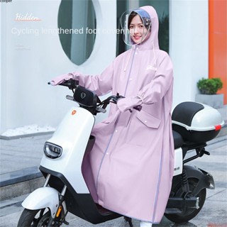 【ในการจัดส่ง】เสื้อกันฝนแฟชั่นใหม่ 3 ใน 1 Cycling Poncho Women Men Eva Rain Coat