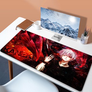 แผ่นรองเมาส์ คีย์บอร์ด ขนาดใหญ่ ลายการ์ตูนอนิเมะ Tokyo Ghoul Big Mouse Pad XXL 80x30 ซม.