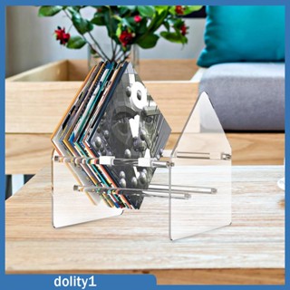 [Dolity1] ชั้นวางแผ่น Cd แบบอะคริลิคใส สําหรับจัดเก็บหนังสือ นิตยสาร นิตยสาร