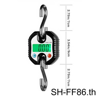 เครื่องชั่งน้ําหนักดิจิทัลอิเล็กทรอนิกส์ แบบแขวน ขนาดพกพา สําหรับตกปลา