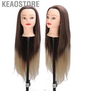 Keaostore Hair Mannequin Head Training High Temperature Synthetic