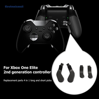 [ElectronicMall01.th] อะไหล่ไม้พายโลหะ แบบเปลี่ยน สําหรับ Xbox Elite Controller Series 2 4 ชิ้น