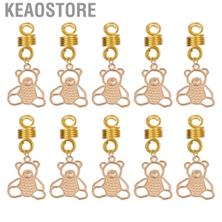 Keaostore Beard Pendants Beads Lightweight Small Alloy Springs for Ponytails