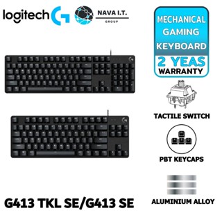 COINSคืน15%⚡FB9JMZV6⚡ LOGITECH G413 TKL SE/ G413 SE MECHANICAL GAMING KEYBOARD รับประกัน 2ปี