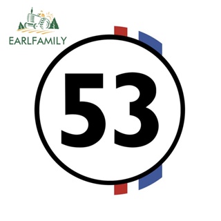 EARLFAMILY 13 ซม.x 13 ซม.สําหรับ HERBIE THE LOVE BUG ตลกรถสต…