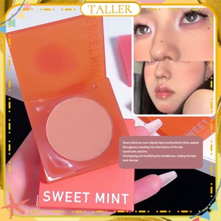 ✧Ready Stcok Sweet Mint Monochrome Air Blush Highlight Bright Nude Color Low Saturation Pigment Silky Rouge Waterproof Long Lasting Face Makeup 3 Colors TALLER