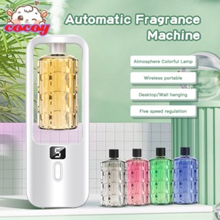 cocoy สเปรย์น้ำหอมปรับอากาศอัตโนมัติ Room Freshener Room Fragrance Essential Oil Car Toilet Air Freshener Aromatherapy Toilet Diffuser เครื่องฟอกอากาศ Aroma Oil Toilet Deodorizer