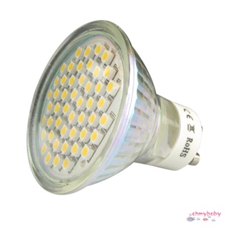 หลอดไฟสปอตไลท์ LED 48 SMD3528 GU10 3.6W หรี่แสงได้ 10 ชิ้น