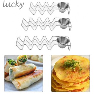 Taco ใหม่ ที่วางทาโก้ สเตนเลส พร้อมที่วางแก้ว 4 ชิ้น