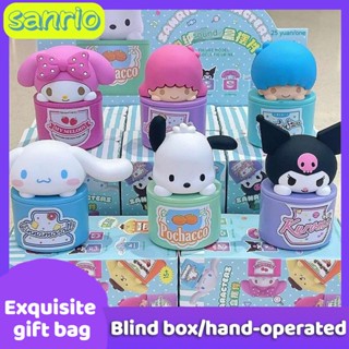 ใหม่ ของแท้ Sanrio ถังเก็บของขวัญ รูปสุนัขหูใหญ่ Kuromi Pochacco Cinnamoroll สําหรับตกแต่ง