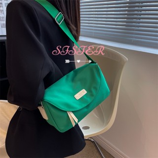 SISTER  กระเป๋าสะพาย ข้าง กระเป๋าผู้หญิงสะพายข้าง 2023 new  ins Trendy Korean Style High quality L91TK1L 37Z230910