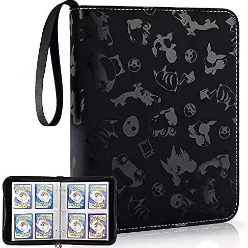 อัลบั้มการ์ดโปเกมอน photobook สมุดเก็บการ์ดแบบห่วง บรรจุการ์ดได้ 400 ใบ มีซิป ป้องกันการ์ด/จัดเก็บ