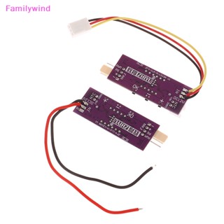 Familywind&gt; พัดลมควบคุมอุณหภูมิดิจิทัล DC12V PWM 4 สาย ขนาดเล็ก รองรับพัดลมภายใน 3A