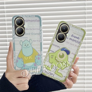 เคสโทรศัพท์มือถือ TPU แบบนิ่ม ลายการ์ตูนมอนสเตอร์ สําหรับ VIVO Y27 4G 5G VIVO Y27 2023