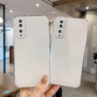 เคสโทรศัพท์มือถือ แบบใส ป้องกันเลนส์ กันกระแทก สี่มุม หรูหรา สําหรับ Honor 90 Pro 5G