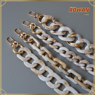 ROWANS สายโซ่อะคริลิคเรซิ่น แบบเปลี่ยน สําหรับกระเป๋าถือ