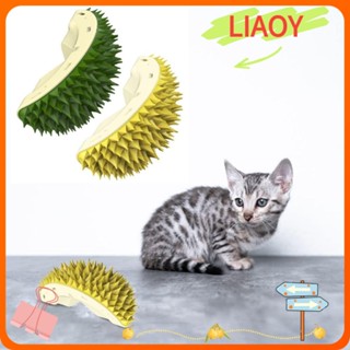 Liaoy หวีแปรงขนสัตว์เลี้ยง รูปทุเรียนน่ารัก สําหรับแมว