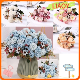 Liaoy ดอกกุหลาบประดิษฐ์ ผ้าไหม สไตล์เรโทร สําหรับตกแต่งบ้าน งานแต่งงาน DIY