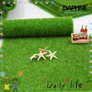 Daphne พรมหญ้าเทียม มอสจําลอง สีเขียว สําหรับตกแต่งสวน Diy